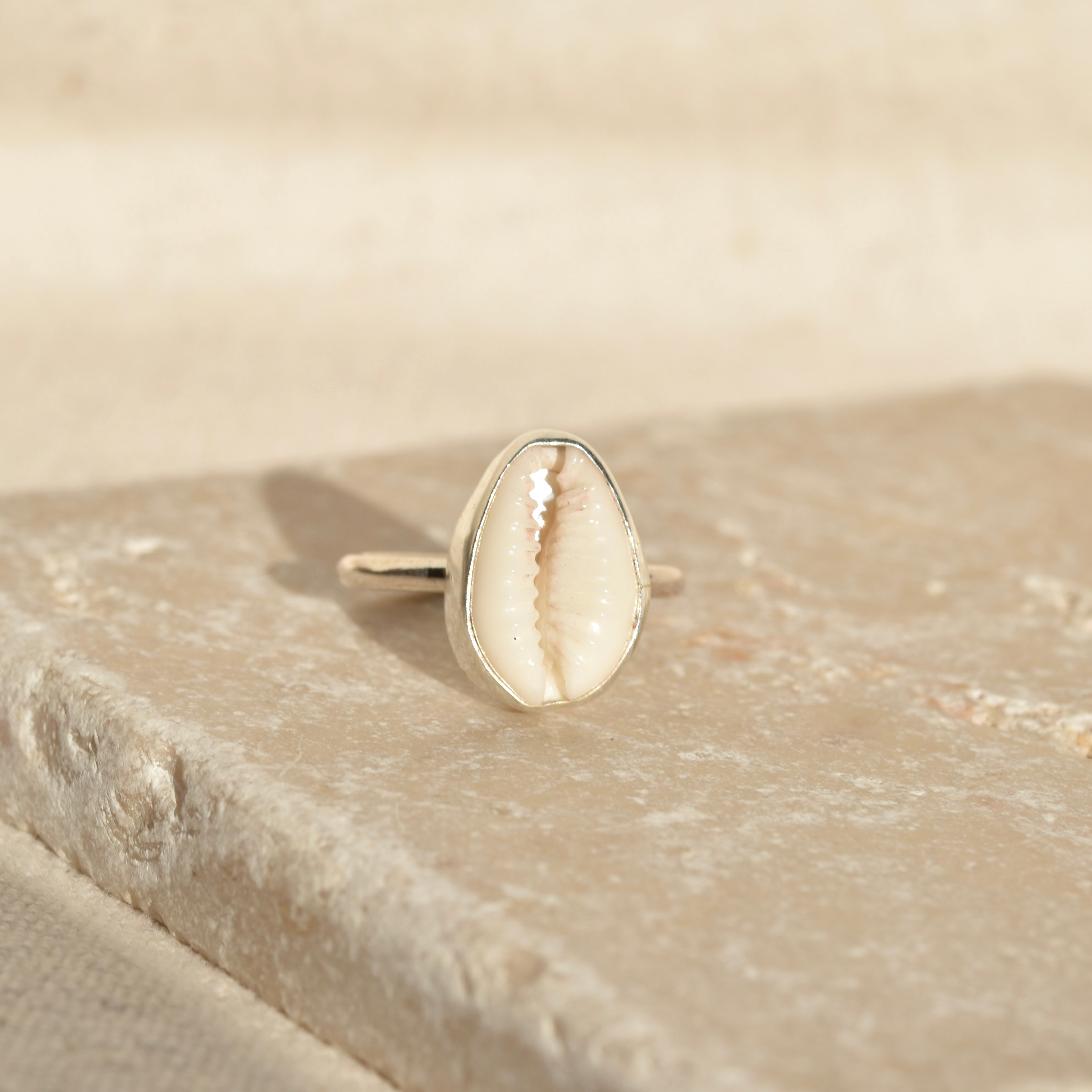 Cowrie Shell Ring